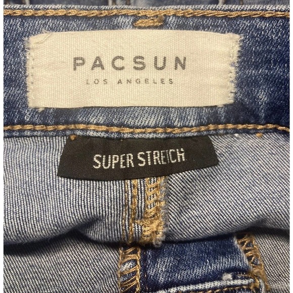 Pacsun Jeans Womens Size 26 Blue Ankle Jegging Skinny Stretch Denim - Picture 12 of 14